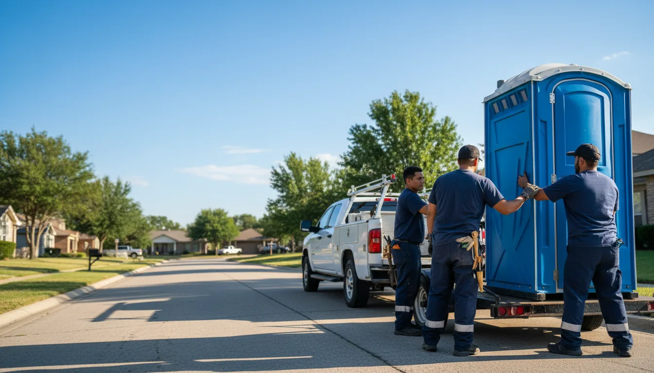 Portable Toilet Rental in Forreston, TX near me